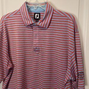 Foot Joy Striped Polo (Georgia Club) - XL